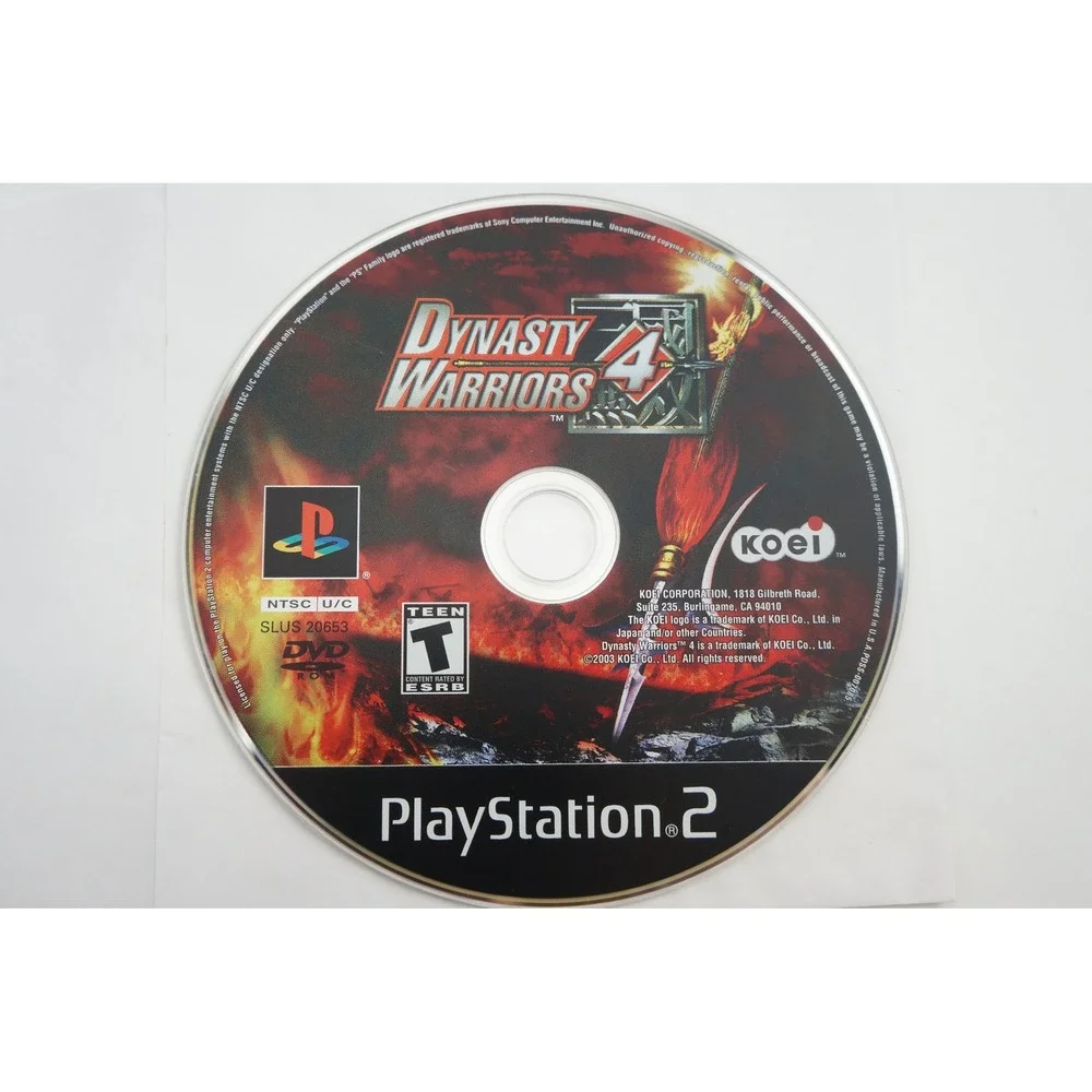 Sony PlayStation 2 Game Lot GTA Vice City Prince of Persia Dynasty Warriors 4
